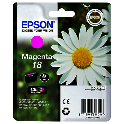 Epson Daisy 18 Colour Ink Cartridge Magenta